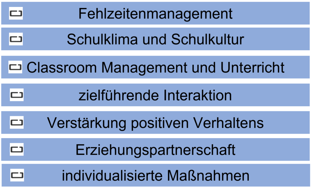 Handlungsfelder im Kontext Schulabsentismus