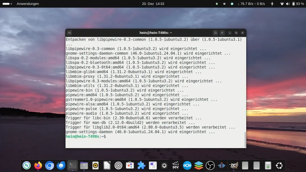 Ubuntu-Software-Update im Support